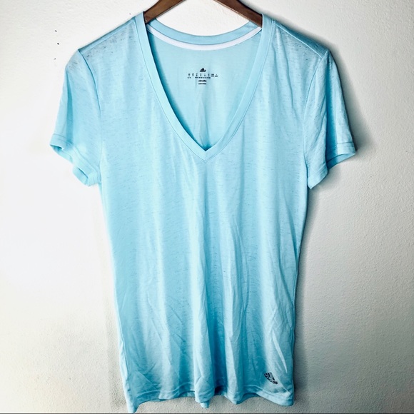 light blue adidas t shirt